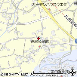 熊本県熊本市北区植木町木留773周辺の地図