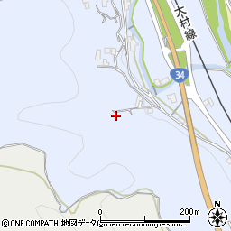 長崎県諫早市下大渡野町174周辺の地図