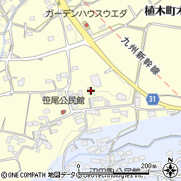 熊本県熊本市北区植木町木留660周辺の地図