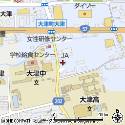 ＪＡ菊池大津中央周辺の地図