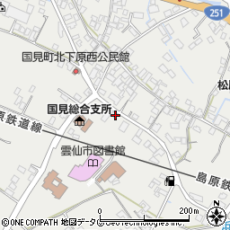 長崎県雲仙市国見町土黒甲1096周辺の地図