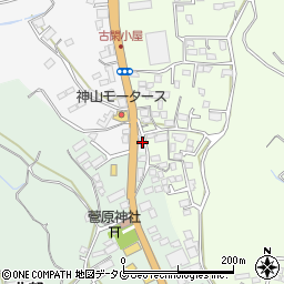 熊本県熊本市北区植木町鐙田1555-1周辺の地図