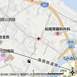 長崎県雲仙市国見町土黒甲114周辺の地図
