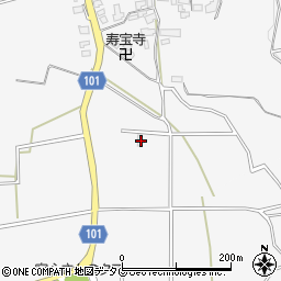 熊本県熊本市北区植木町鐙田70周辺の地図