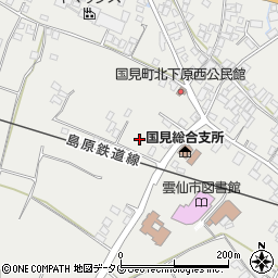 長崎県雲仙市国見町土黒甲1115-3周辺の地図