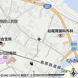 長崎県雲仙市国見町土黒甲115周辺の地図