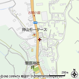 熊本県熊本市北区植木町鐙田1555周辺の地図