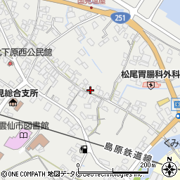 長崎県雲仙市国見町土黒甲119周辺の地図