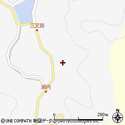 長崎県南松浦郡新上五島町間伏郷123周辺の地図