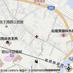 長崎県雲仙市国見町土黒甲128周辺の地図