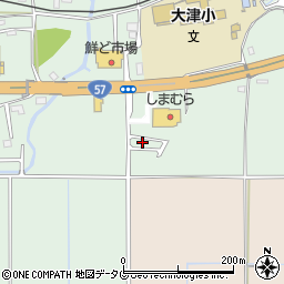 熊本県菊池郡大津町引水196周辺の地図