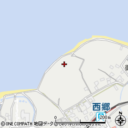 長崎県雲仙市瑞穂町西郷辛102周辺の地図