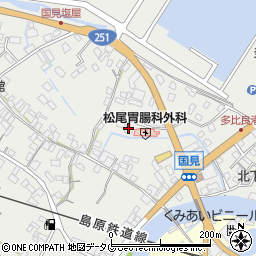 長崎県雲仙市国見町土黒甲57周辺の地図