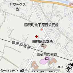 長崎県雲仙市国見町土黒甲1112周辺の地図