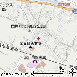 長崎県雲仙市国見町土黒甲436周辺の地図