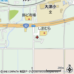 熊本県菊池郡大津町引水196-4周辺の地図