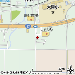 熊本県菊池郡大津町引水196-3周辺の地図