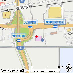 ダイナム熊本大津店周辺の地図