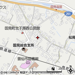 長崎県雲仙市国見町土黒甲441周辺の地図