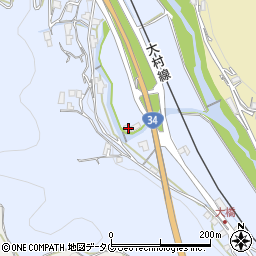 長崎県諫早市下大渡野町470周辺の地図