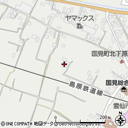 長崎県雲仙市国見町土黒甲1151周辺の地図