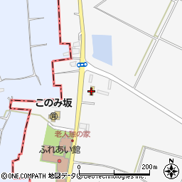 デイリーヤマザキ西合志須屋店周辺の地図