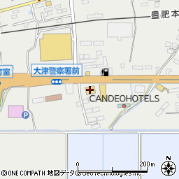 イエローハット肥後大津店周辺の地図
