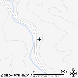 大分県佐伯市直川大字仁田原1223周辺の地図