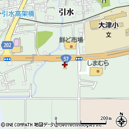 ユナイテッドトヨタ熊本カローラ熊本大津店周辺の地図