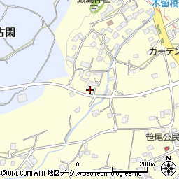 熊本県熊本市北区植木町木留1844周辺の地図