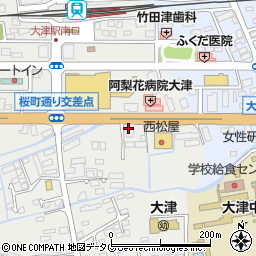 リサイクルマート熊本大津店周辺の地図