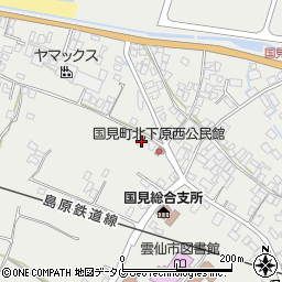 長崎県雲仙市国見町土黒甲1117周辺の地図