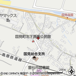 長崎県雲仙市国見町土黒甲430周辺の地図
