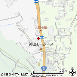 熊本県熊本市北区植木町鐙田1552-1周辺の地図