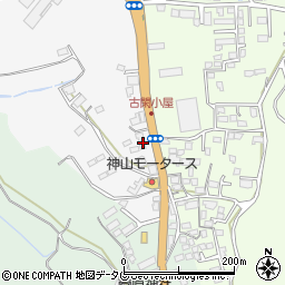 熊本県熊本市北区植木町鐙田1552-1周辺の地図