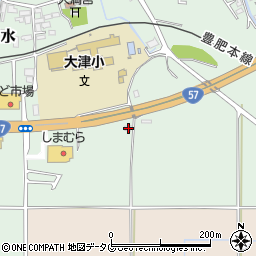 熊本県菊池郡大津町引水249周辺の地図