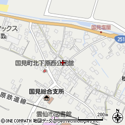 長崎県雲仙市国見町土黒甲433周辺の地図
