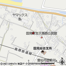 長崎県雲仙市国見町土黒甲1122周辺の地図
