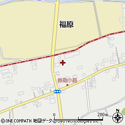 熊本県菊池郡菊陽町原水5980-1周辺の地図