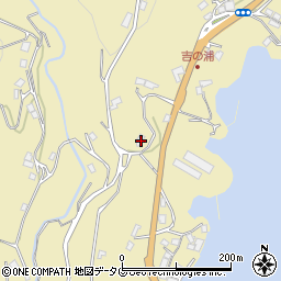 長崎県長崎市琴海村松町516周辺の地図