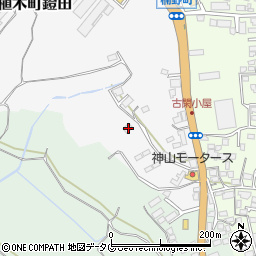 熊本県熊本市北区植木町鐙田1586周辺の地図