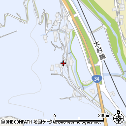 長崎県諫早市下大渡野町226周辺の地図