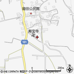 熊本県熊本市北区植木町鐙田1970周辺の地図