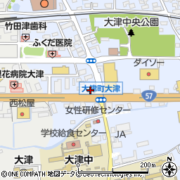 熊本第一信用金庫大津支店周辺の地図