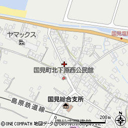 長崎県雲仙市国見町土黒甲418周辺の地図