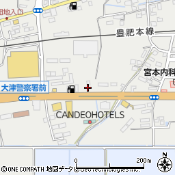 株式会社カクイチ　熊本事業所周辺の地図