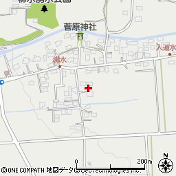 熊本県菊池郡菊陽町原水2628周辺の地図