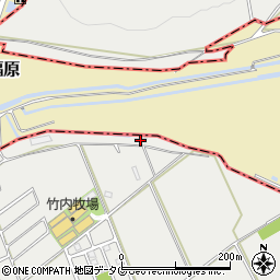 熊本県菊池郡菊陽町原水5900-192周辺の地図