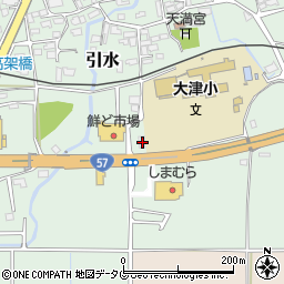 熊本県菊池郡大津町引水205周辺の地図