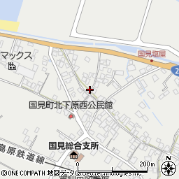 長崎県雲仙市国見町土黒甲317周辺の地図